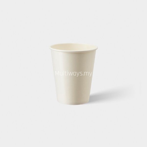 GH 405 - 8oz Paper Hot Cup (Plain White)