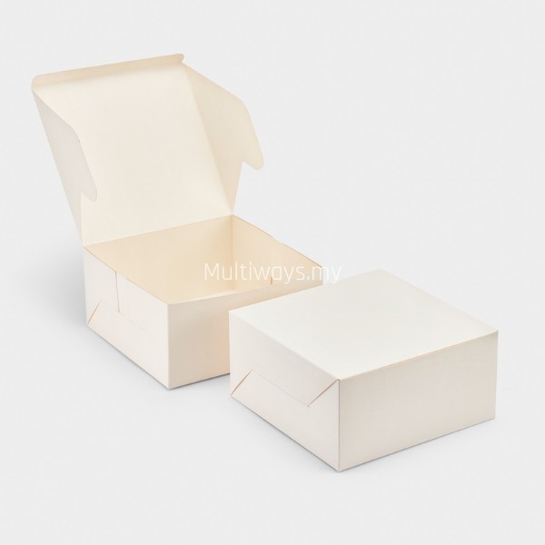 CBW 884 - Paper Cake Box (Plain White)
