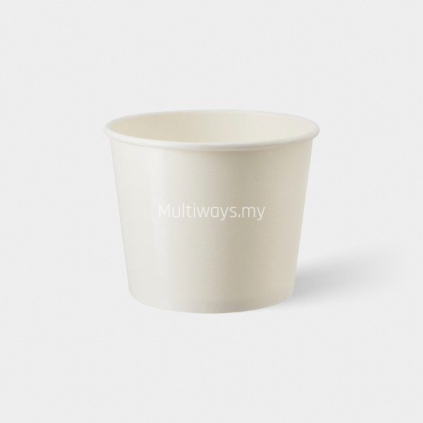 MP 16 T - 16oz Paper Container (Plain White)