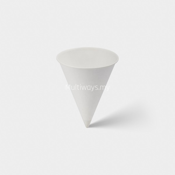 MC 4 CC - 4oz Paper Cone Cup with Rim