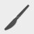 MU 6 K - 6" Plastic Knife (Black)