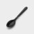 MU 6 S - 6" Plastic Spoon (Black)