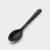 MU 7 S - Deluxe Plastic Spoon (Black)