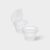 MW 400 - 4oz Plastic Container Hinged with Lid